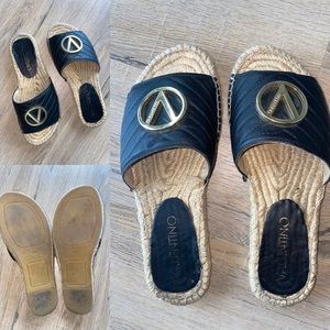 Valentino Espadrille Slides